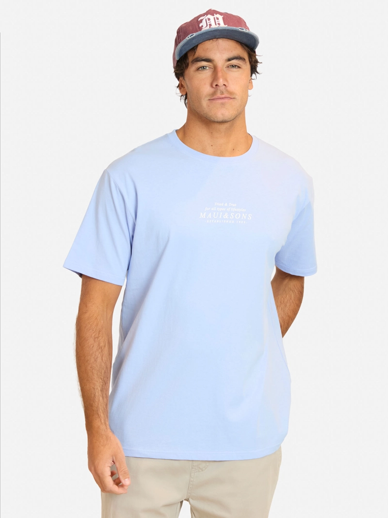 POLERA MC FALUZ MORADO HOMBRE MAUI AND SONS - 1