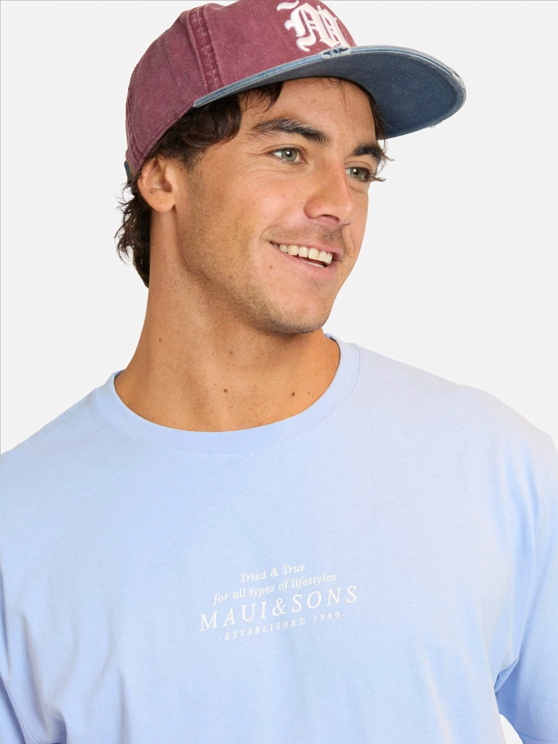 POLERA MC FALUZ MORADO HOMBRE MAUI AND SONS - 3