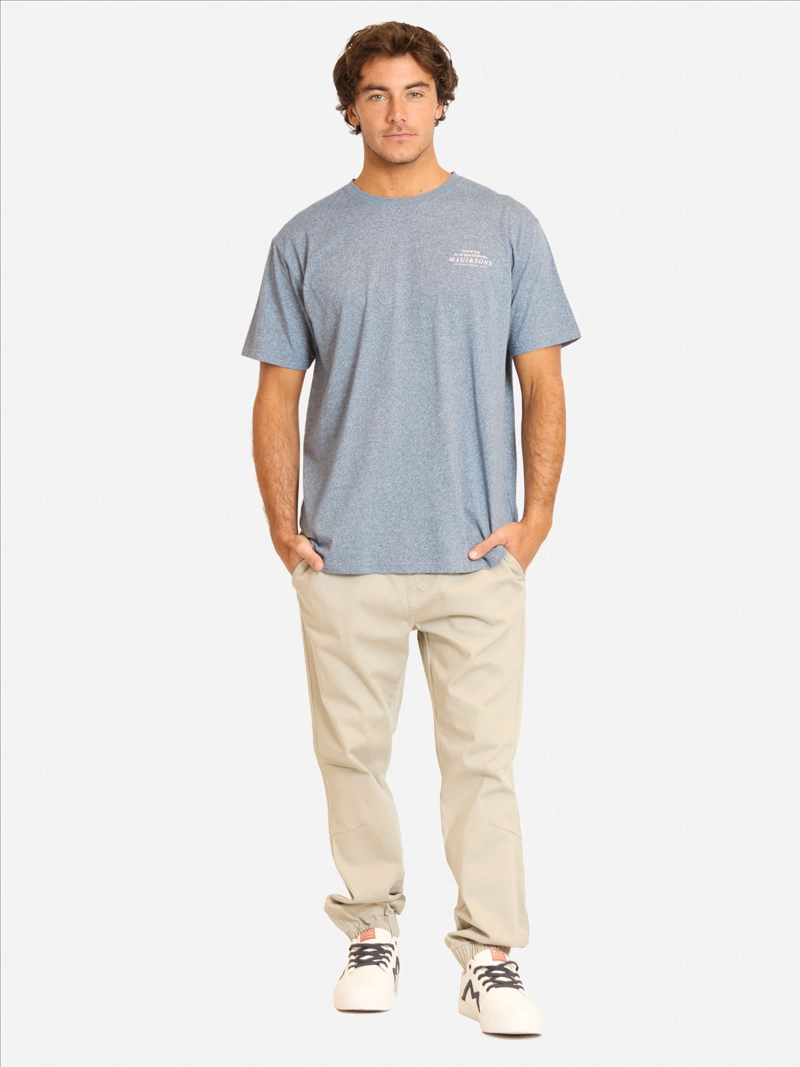 POLERA MC ZARIZO CELESTE HOMBRE MAUI AND SONS - 4