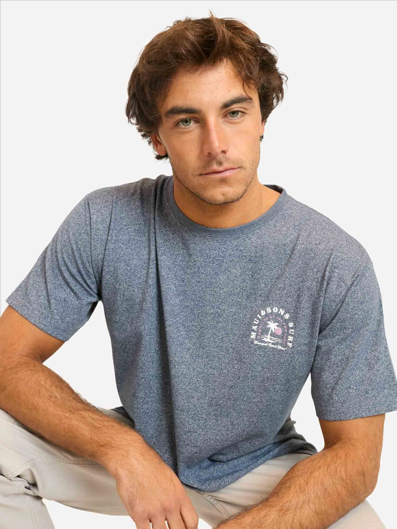 POLERA MC MIRARIX AZUL HOMBRE MAUI AND SONS - 3