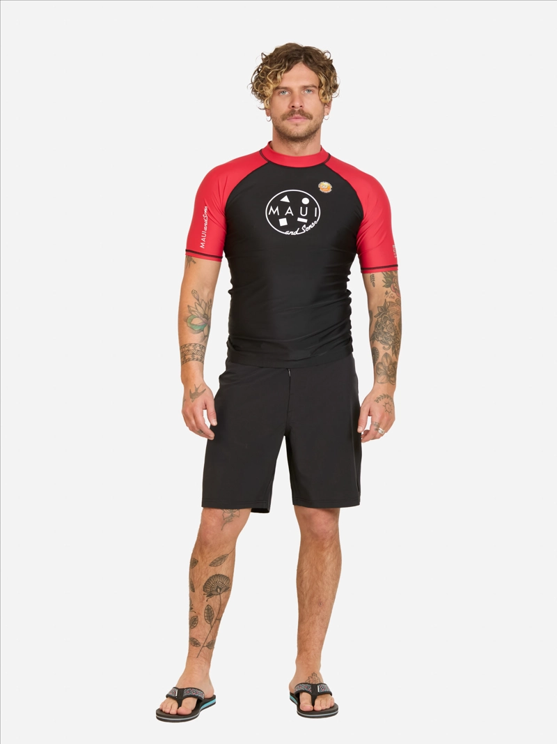 POLERA UVP MEIKA ROJO HOMBRE MAUI AND SONS - 4