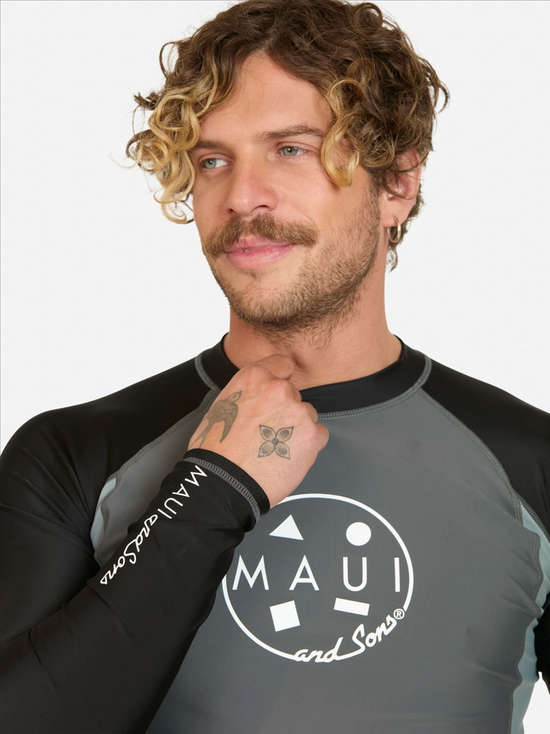 POLERA UVP NAKOA GRIS HOMBRE MAUI AND SONS - 3