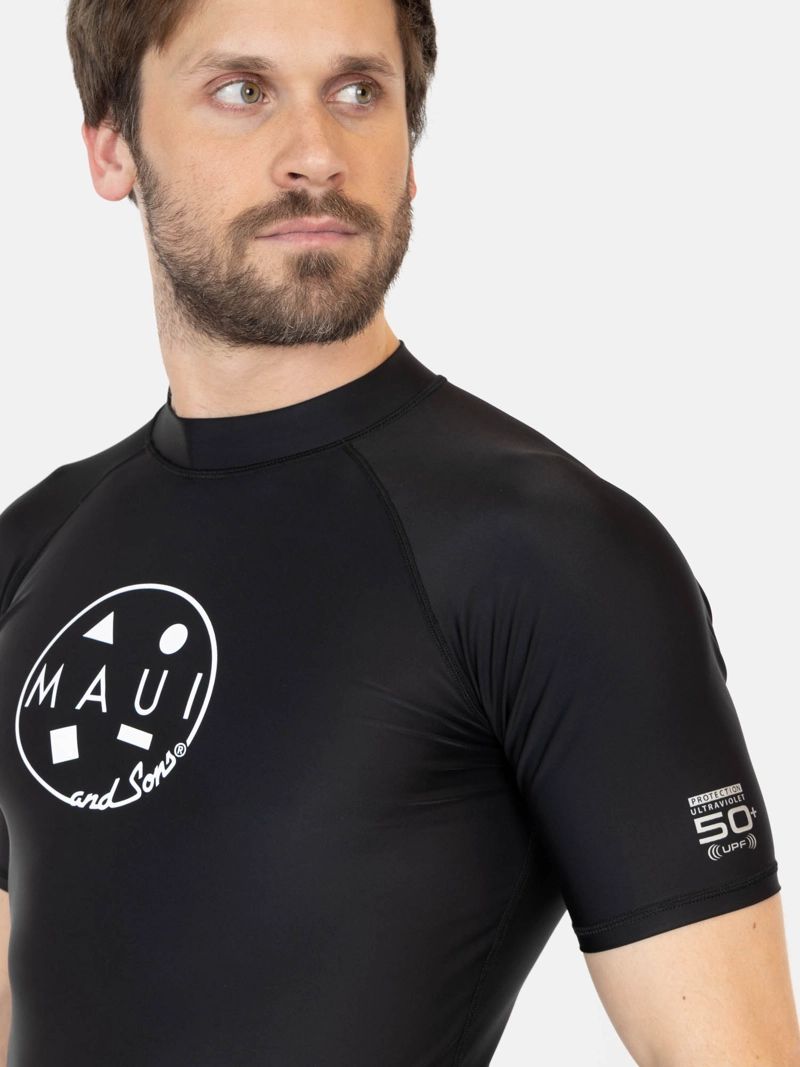 POLERA UVP MEIKA NEGRO HOMBRE MAUI AND SONS - 3