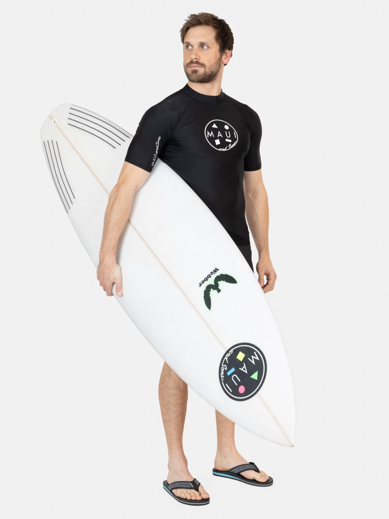 POLERA UVP MEIKA NEGRO HOMBRE MAUI AND SONS - 4