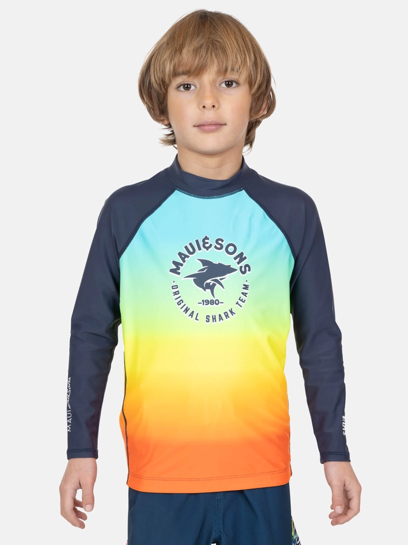 POLERA UVP SURFRO MULTICOLOR INFANTIL MAUI AND SONS - 1