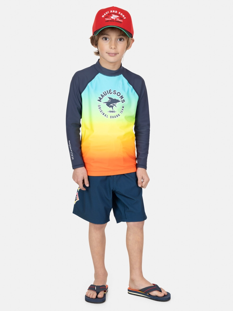 POLERA UVP SURFRO MULTICOLOR INFANTIL MAUI AND SONS - 4
