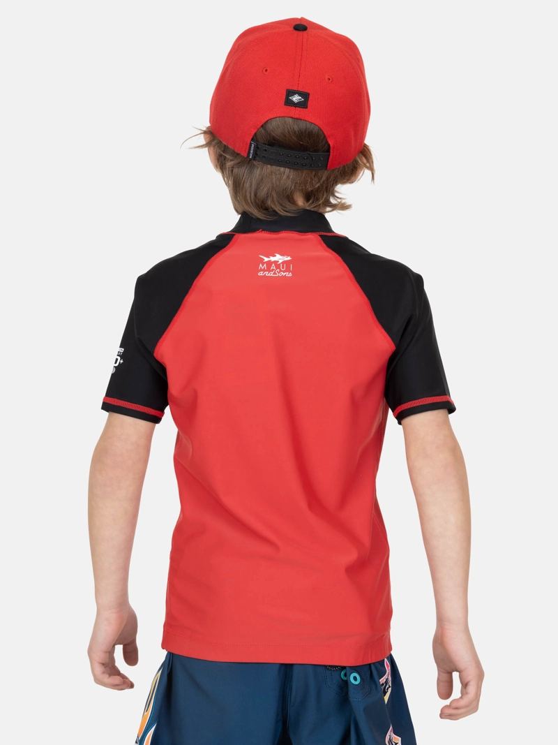POLERA UVP RAYKO ROJO INFANTIL MAUI AND SONS - 2