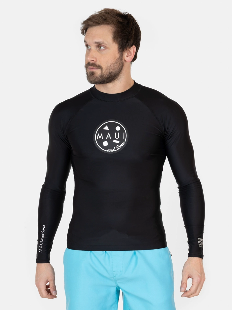 POLERA UVP LOKAI NEGRO HOMBRE MAUI AND SONS - 1