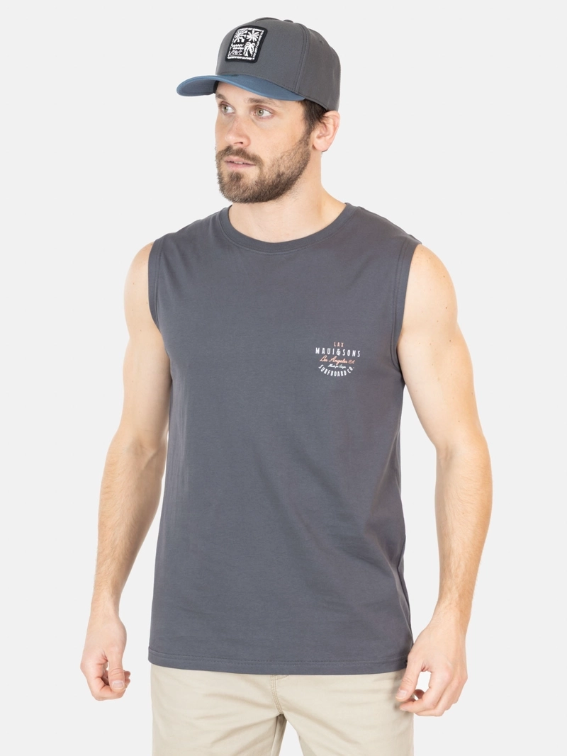 POLERA UVP ECOSURF GRIS HOMBRE MAUI AND SONS - 1