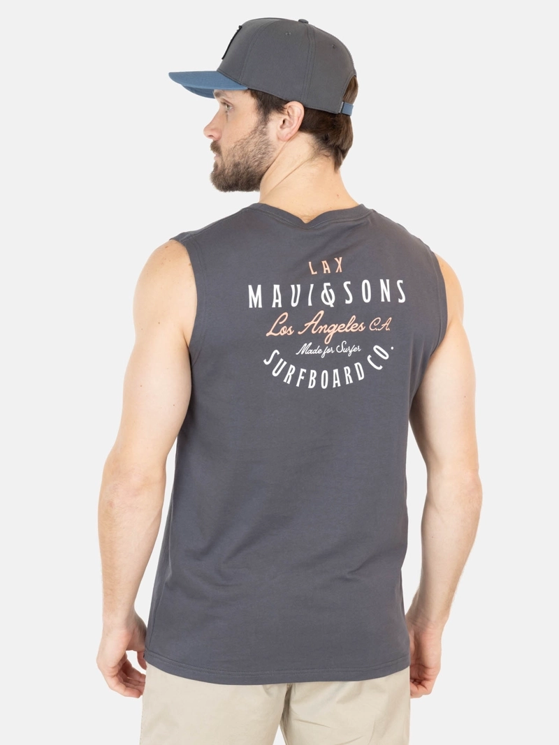 POLERA UVP ECOSURF GRIS HOMBRE MAUI AND SONS - 2