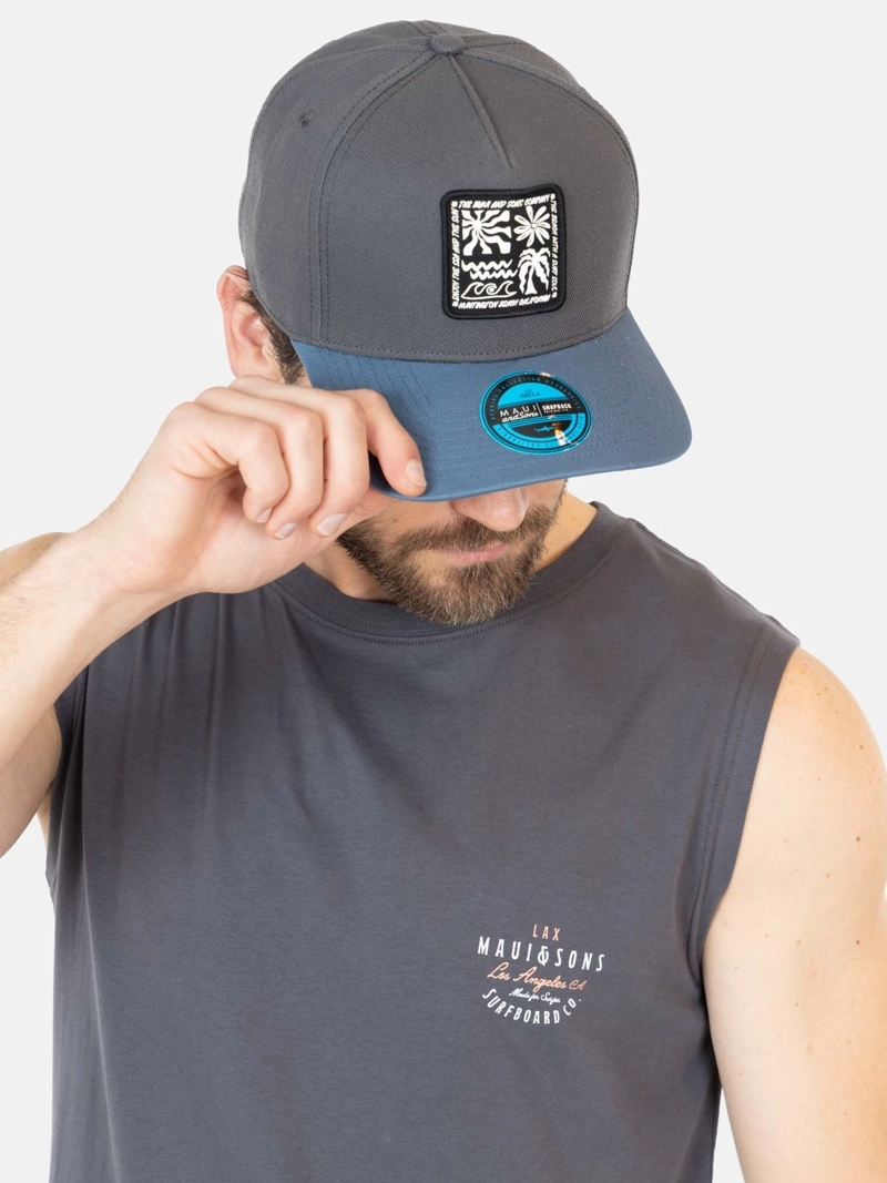 POLERA UVP ECOSURF GRIS HOMBRE MAUI AND SONS - 3