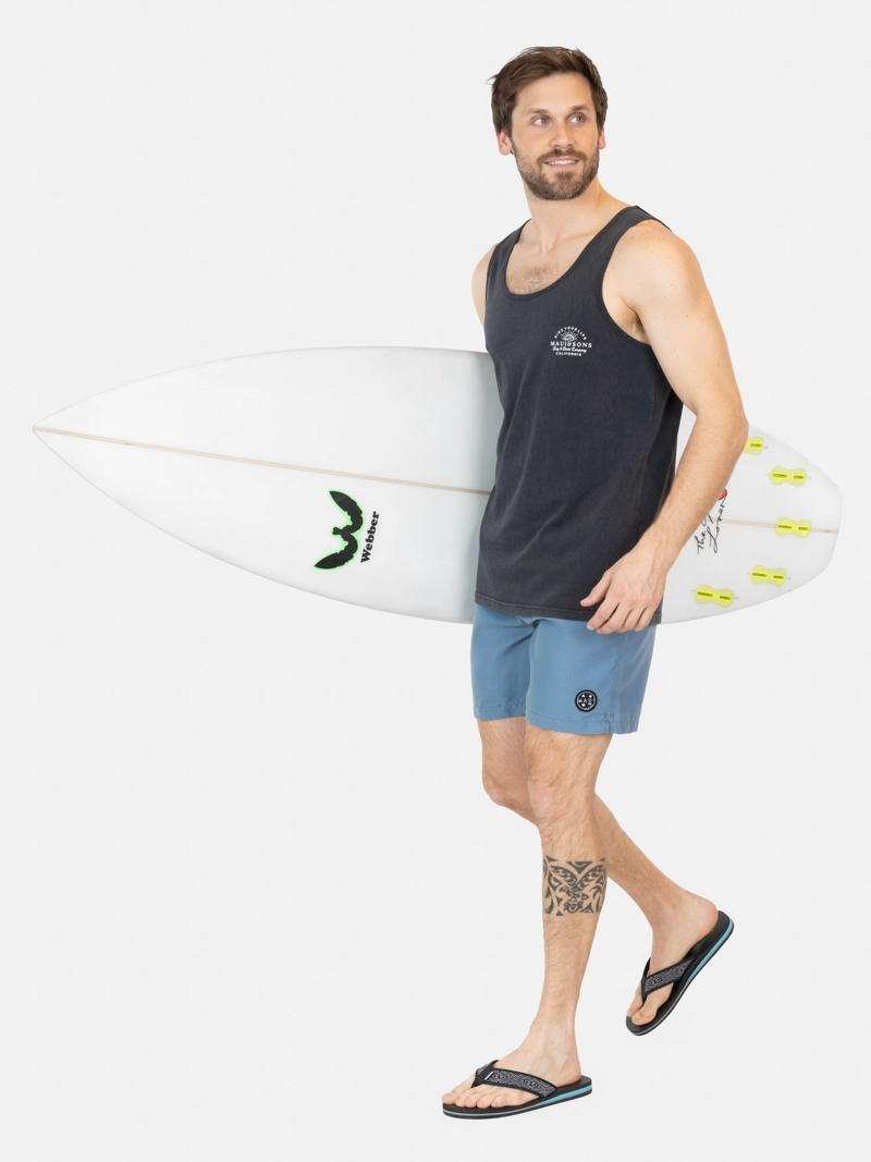 POLERA UVP CORAL FLOW NEGRO HOMBRE MAUI AND SONS - 4