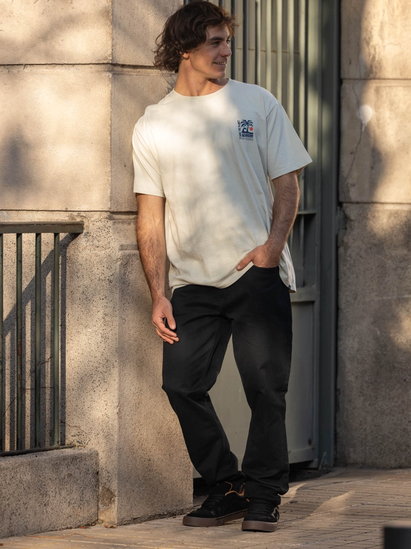 PANTALON RIPTIDE NEGRO HOMBRE MAUI AND SONS - 1