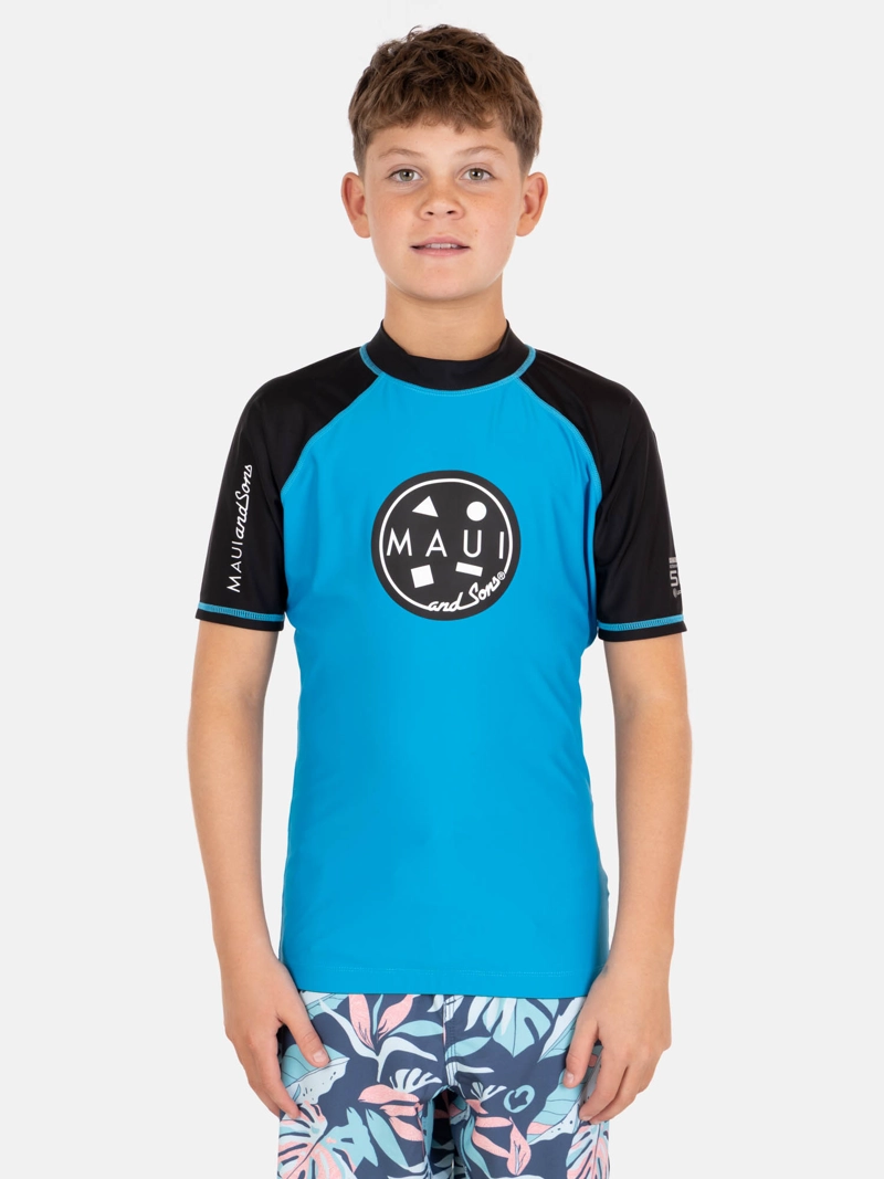 POLERA UVP SHARKY AZUL INFANTIL MAUI AND SONS - 1