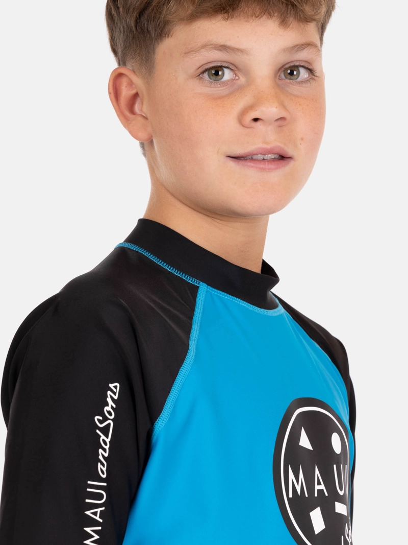POLERA UVP SHARKY AZUL INFANTIL MAUI AND SONS - 2