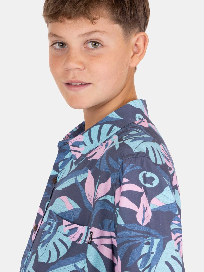 CAMISA MC CORALOR MULTICOLOR INFANTIL MAUI AND SONS - 3