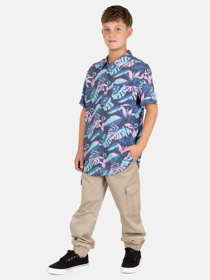 CAMISA MC CORALOR MULTICOLOR INFANTIL MAUI AND SONS - 4