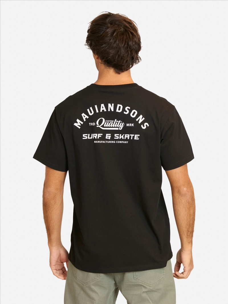 POLERA MC FUCIJU NEGRO HOMBRE MAUI AND SONS - 2