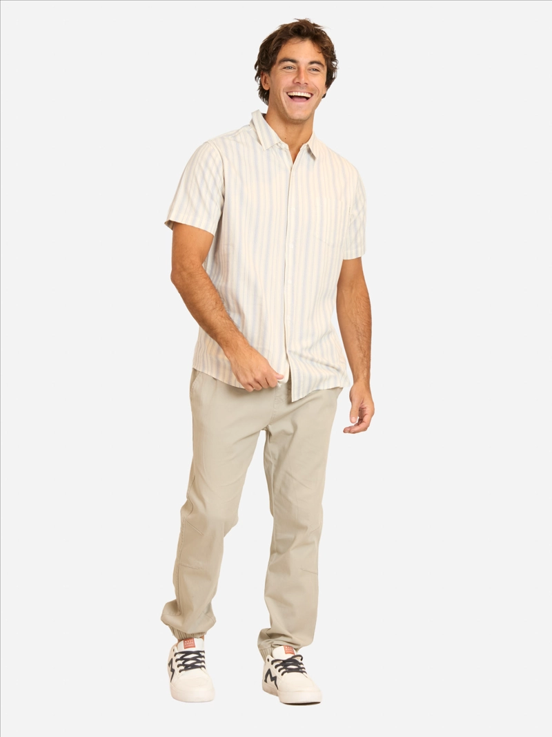 CAMISA MC LOHAI BEIGE HOMBRE MAUI AND SONS - 4