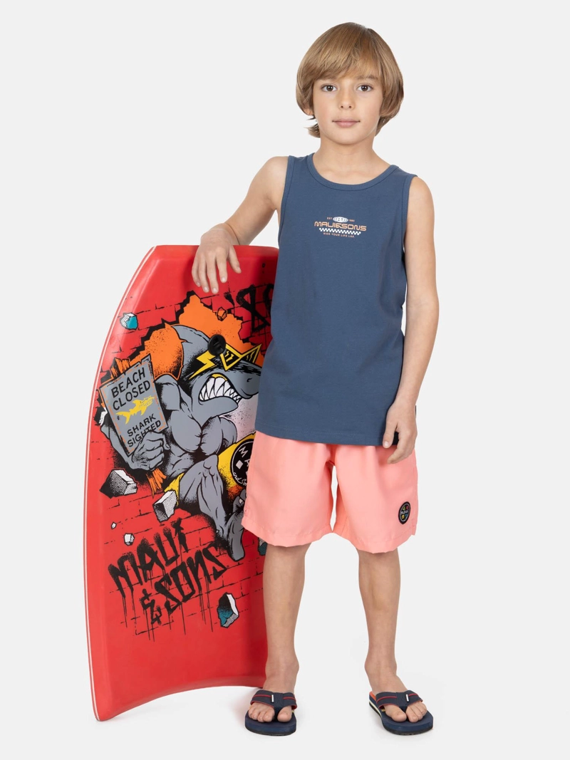 TRAJE DE BAÑO STORM NARANJO INFANTIL MAUI - 4