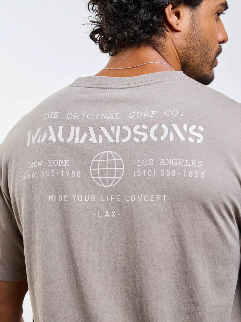 POLERA MC SECRET PLACE BEIGE HOMBRE MAUI AND SONS - 4