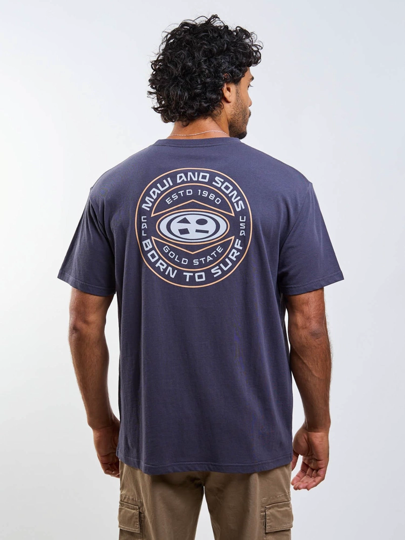 POLERA MC OVAL SEAL GRIS HOMBRE MAUI AND SONS - 7