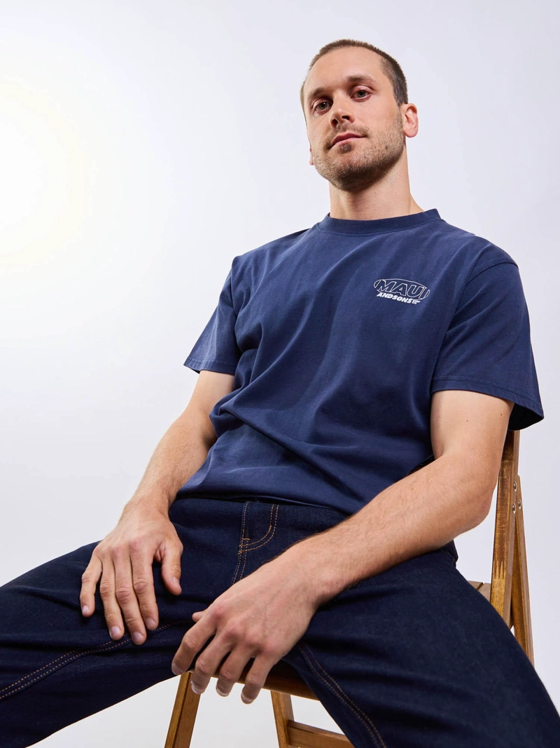 POLERA MC SURFING AZUL HOMBRE MAUI AND SONS - 6