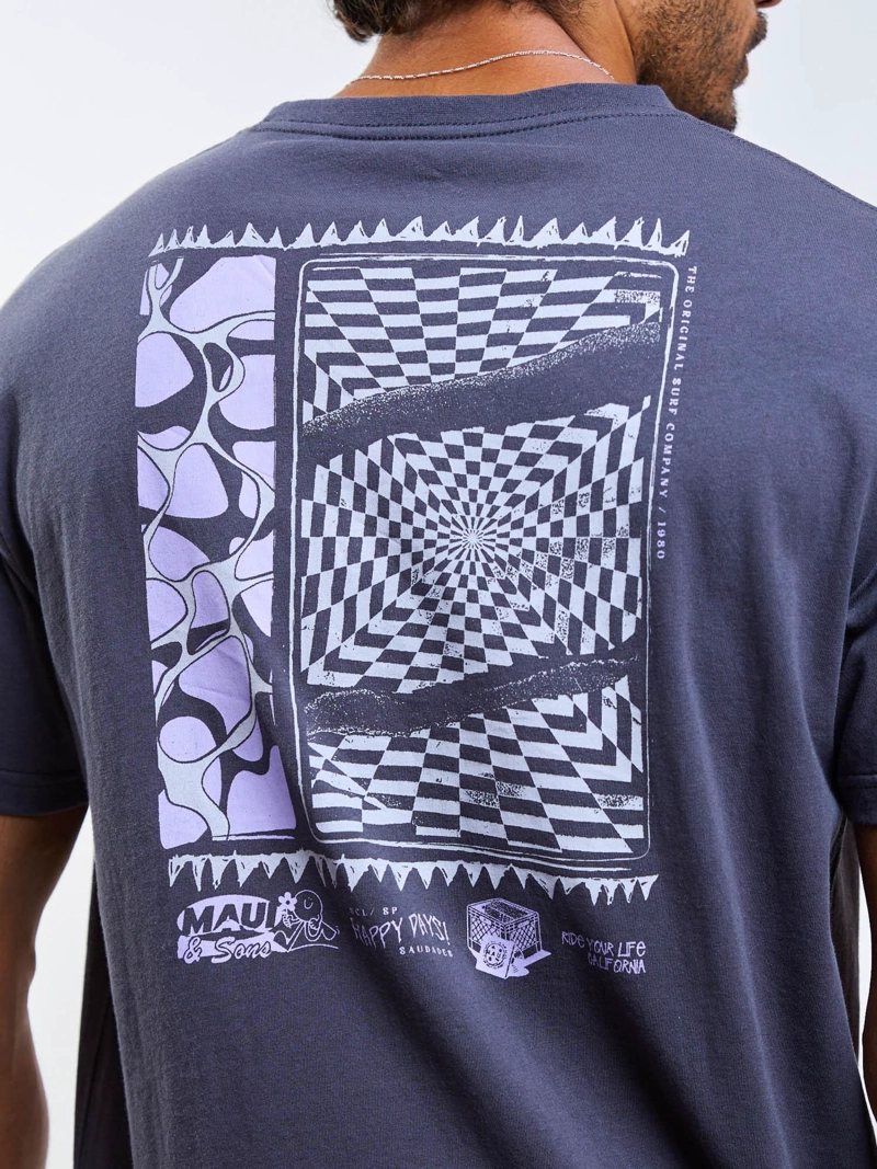 POLERA MC AROHA GRIS HOMBRE MAUI AND SONS - 4