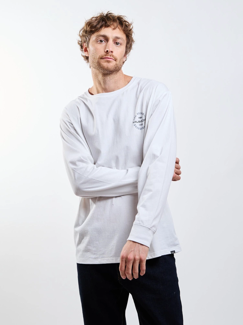 POLERA ML BARDING LEY BLANCO HOMBRE MAUI AND SONS - 9