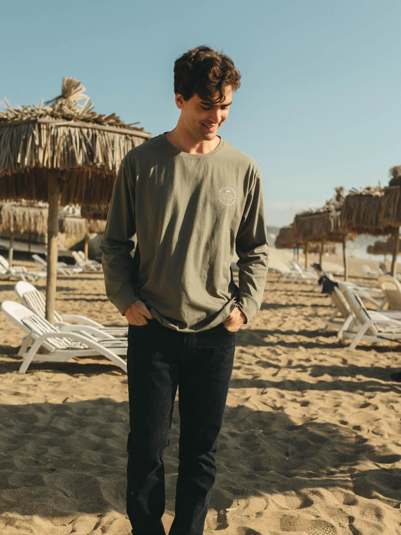 POLERA ML MOANAE VERDE HOMBRE MAUI AND SONS - 4