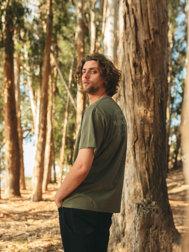 POLERA MC DREAMER VERDE HOMBRE MAUI AND SONS - 3