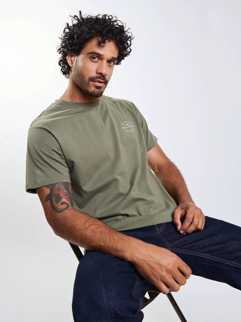 POLERA MC DREAMER VERDE HOMBRE MAUI AND SONS - 9