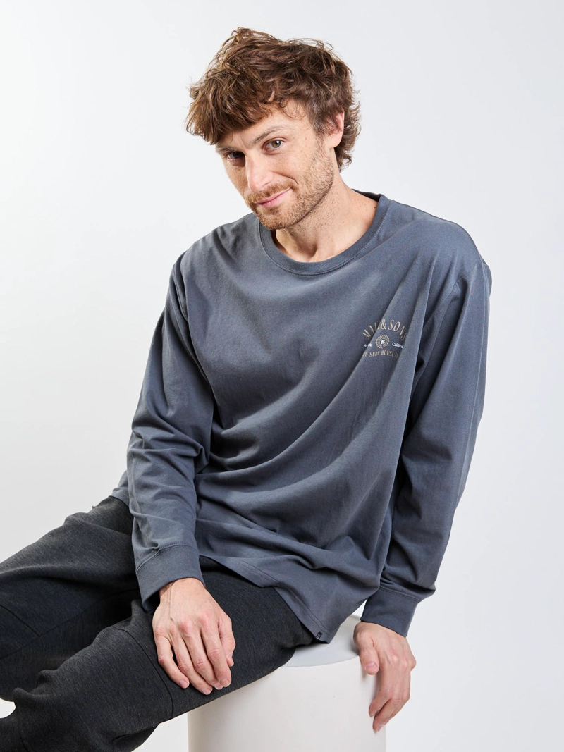 POLERA ML SURF HOUSE GRIS HOMBRE MAUI AND SONS - 6