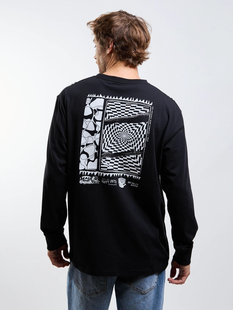 POLERA ML KAIRO NEGRO HOMBRE MAUI AND SONS - 2