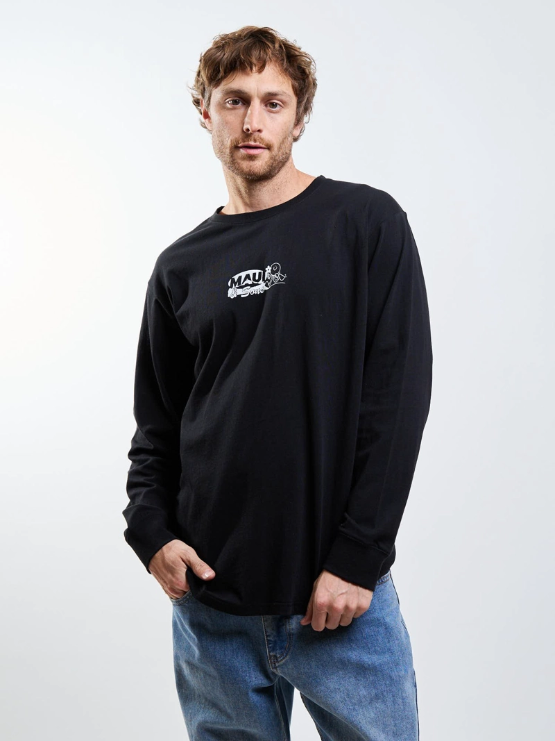 POLERA ML KAIRO NEGRO HOMBRE MAUI AND SONS - 5