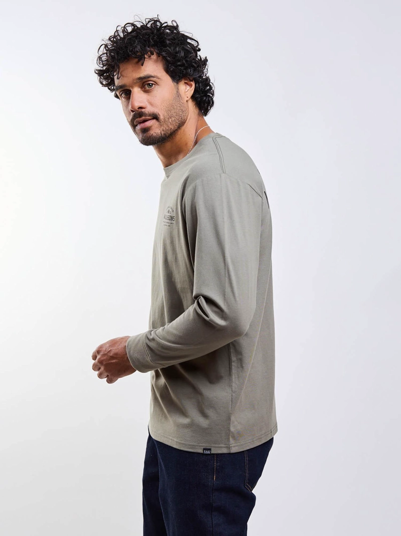 POLERA ML ELEMENTALS LY VERDE HOMBRE MAUI AND SONS - 3