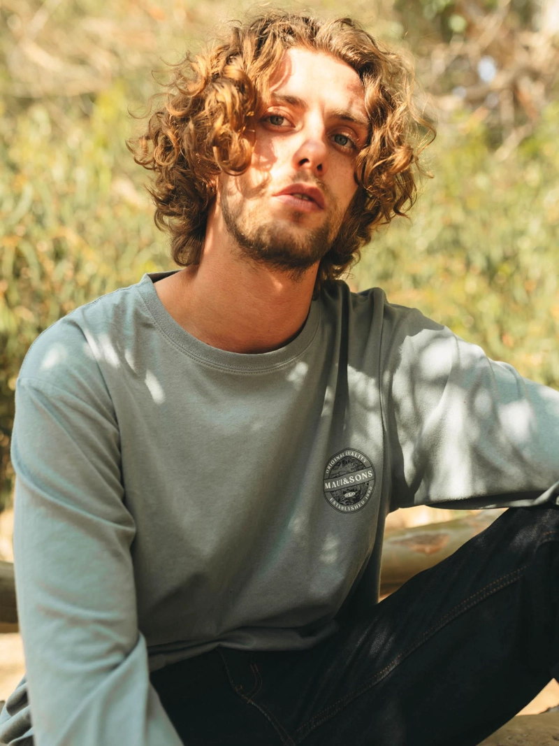 POLERA ML ORIGINAL QUALITY GRIS HOMBRE MAUI AND SONS - 2