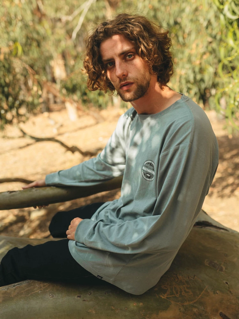 POLERA ML ORIGINAL QUALITY GRIS HOMBRE MAUI AND SONS - 3
