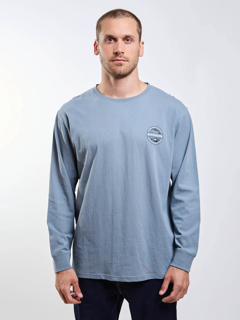 POLERA ML ORIGINAL QUALITY GRIS HOMBRE MAUI AND SONS - 6