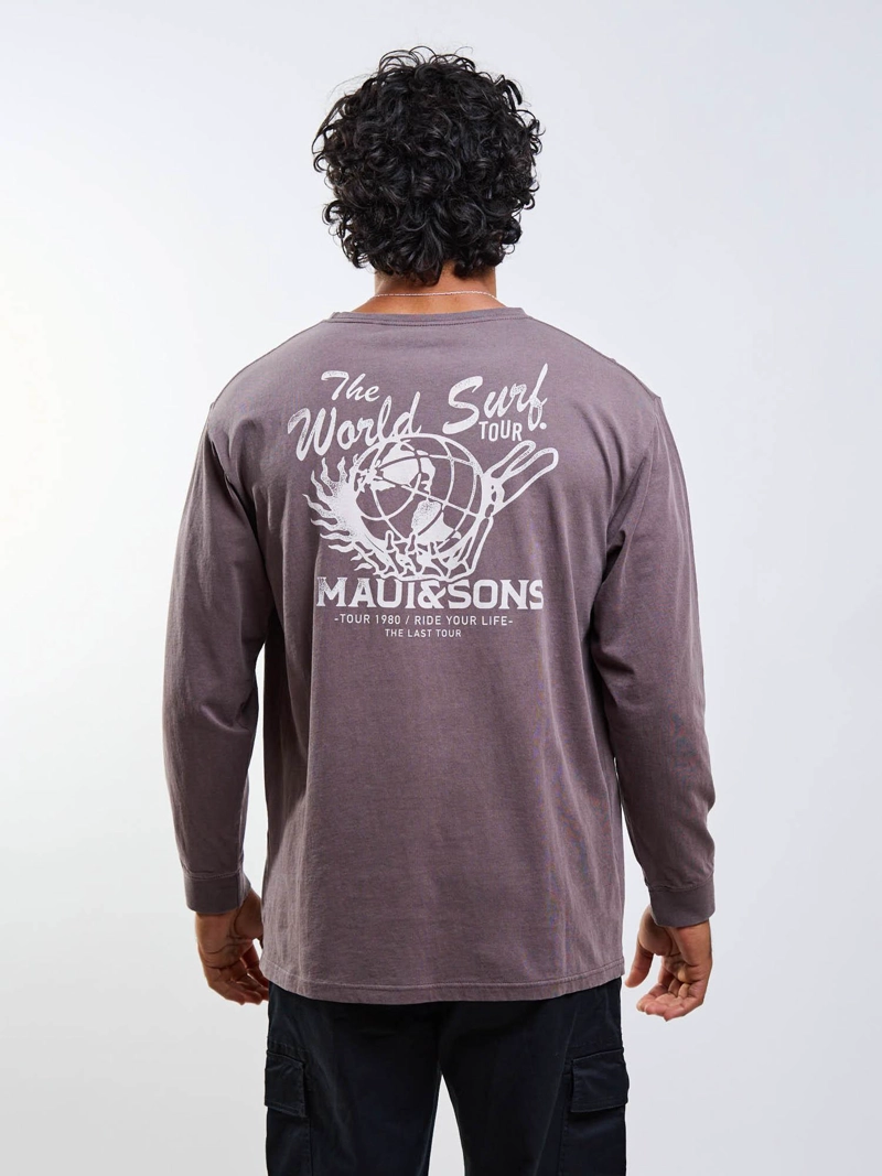 POLERA ML THE WORLD SURF CAFE  HOMBRE MAUI AND SONS - 2