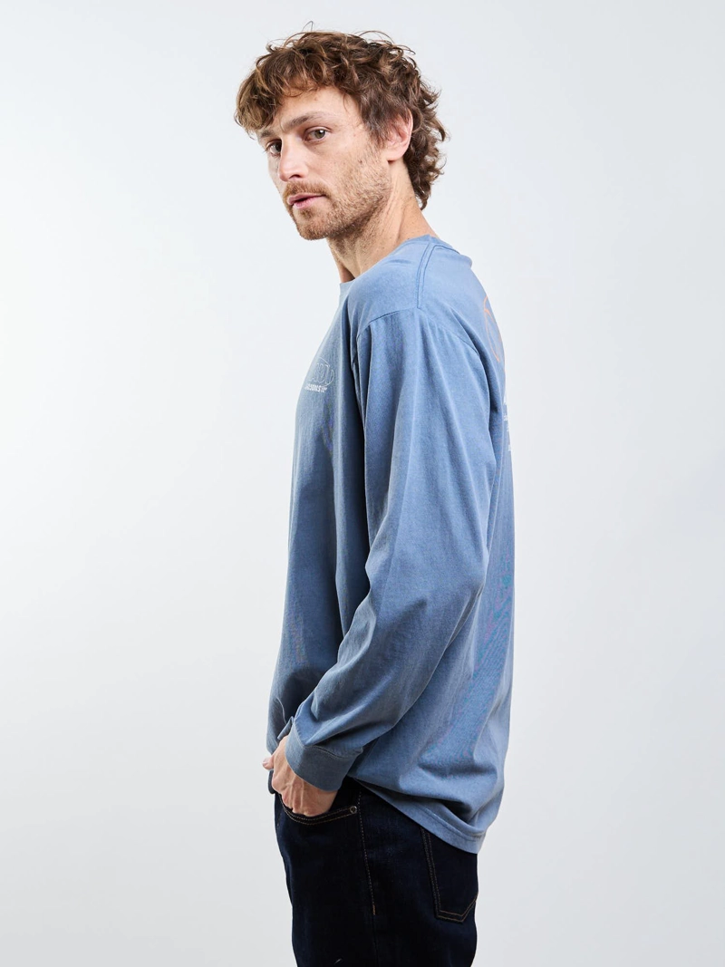 POLERA ML BRISAE CELESTE HOMBRE MAUI AND SONS - 3