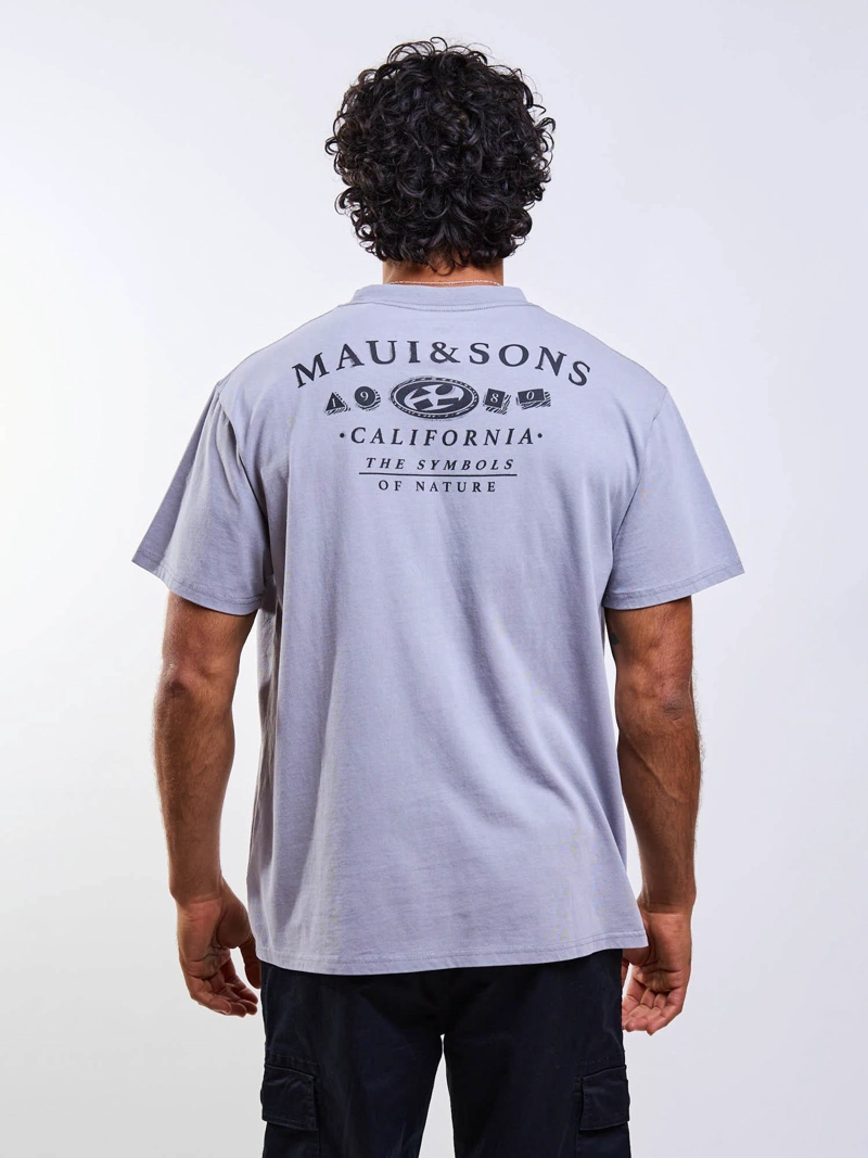 POLERA MC TIDESA GRIS HOMBRE MAUI AND SONS - 2
