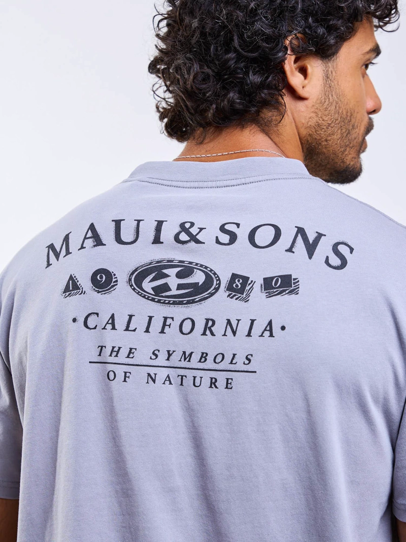 POLERA MC TIDESA GRIS HOMBRE MAUI AND SONS - 4