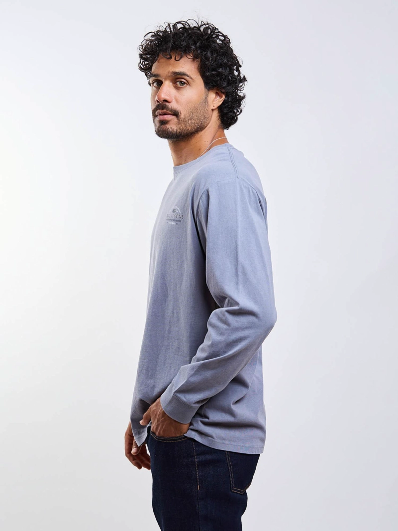 POLERA ML LOCALS SURFERS GRIS HOMBRE MAUI AND SONS - 3