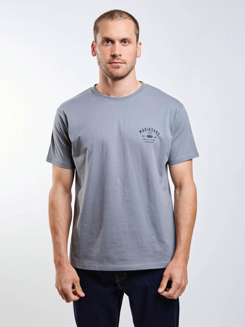 POLERA MC SALTY SURF GRIS HOMBRE MAUI AND SONS - 6