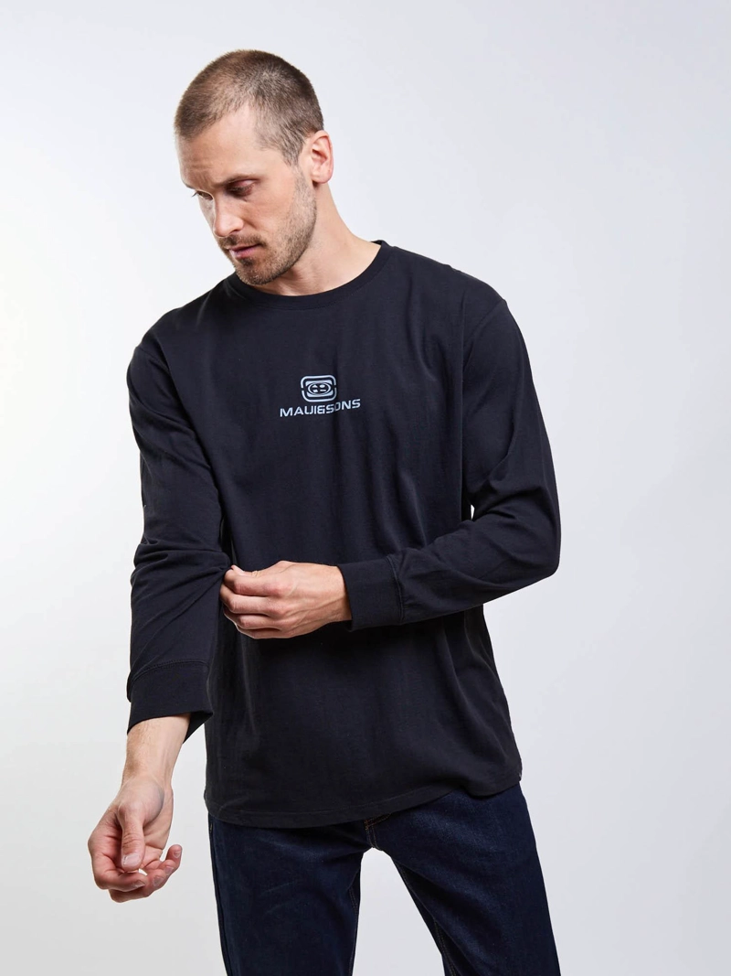 POLERA ML CAPSULE NEGRO HOMBRE MAUI AND SONS - 5