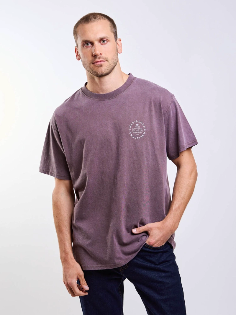 POLERA MC SALTYX CAFE  HOMBRE MAUI AND SONS - 1