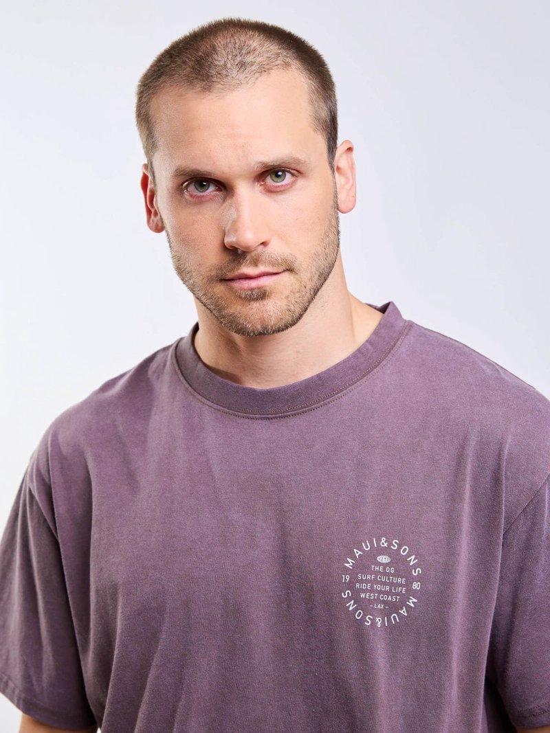 POLERA MC SALTYX CAFE  HOMBRE MAUI AND SONS - 4