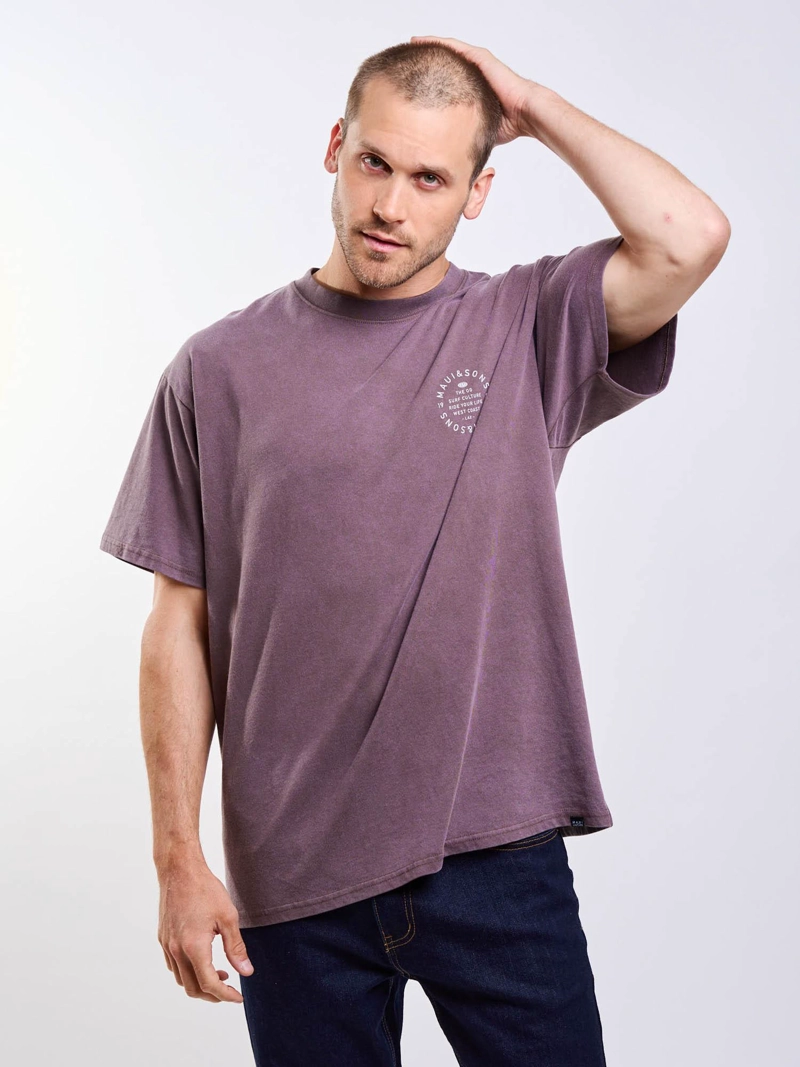 POLERA MC SALTYX CAFE  HOMBRE MAUI AND SONS - 5