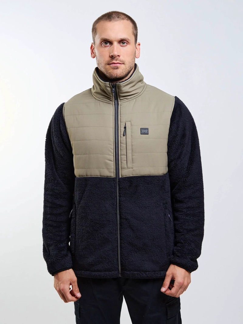 POLERON CHIPORRO FOREST QUILTED VERDE HOMBRE MAUI AND SONS - 1